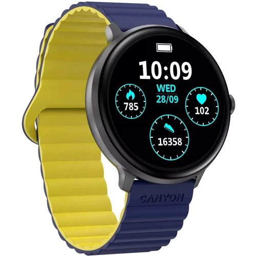 Смарт-часы Canyon Jacky SW-69 Blue Yellow: Емкость батареи, мАч 200