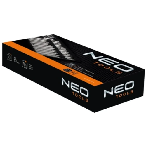Биты Neo Tools набор 40шт переходники 2шт H,M,T сталь S2 кейс