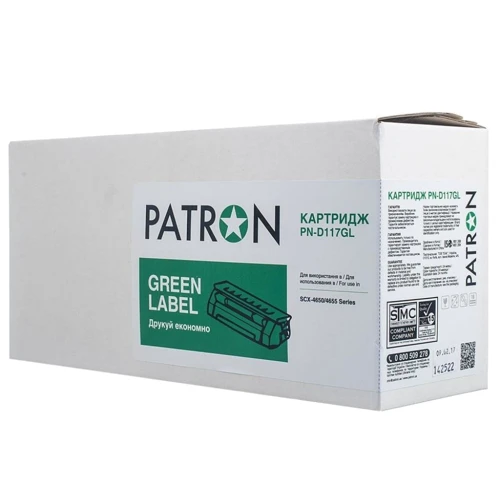

Patron Samsung MLT-D117S (PN-D117GL) SCX-4650 Green Label CT-SAM-MLT-D117SPNGL