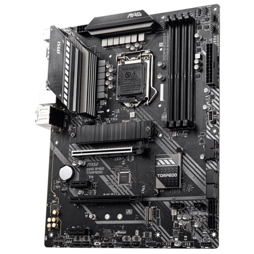 MSI MAG B460 TORPEDO: Разъемы на плате SATA 3.0, M.2