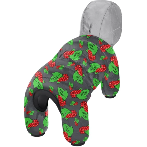 Комбинезон для собак WAUDOG Clothes рисунок Калина L55, В 77-79 см, С 47-50 см: Размер животного Большие