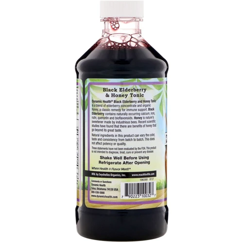 Dynamic Health Black Elderberry Сироп чорної бузини 237 мл: Стать унісекс