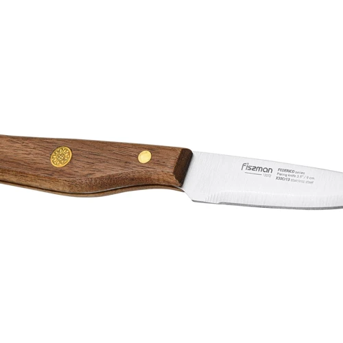 Овощной нож Fissman Federico 9 см (12072): Особенности Нескользящее покрытие рукоятки, Эргономичность