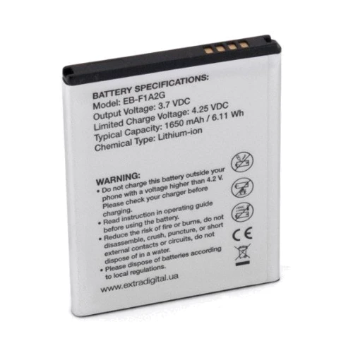 Акумулятор Акумулятор ExtraDigital для Samsung GT-i9100 Galaxy S2 (1650 mAh) - BMS6307: Виробник ExtraDigital