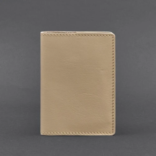 Обложка BlankNote для паспорта и военного билета 1.3 светло-бежевая (BN-OP-1-3-light-beige): Материал Натуральная кожа