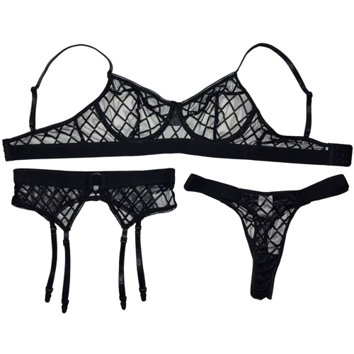 Эротический комплект NDS S19103IBK Black (M, L, ХL) (23688)