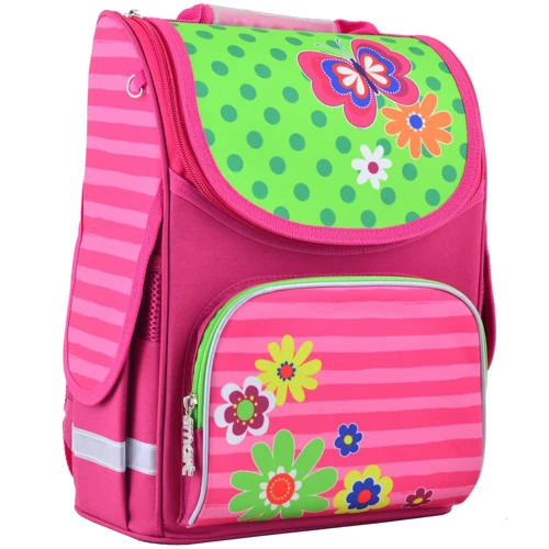 Рюкзак школьный каркасный Smart PG-11 Flowers (554511)