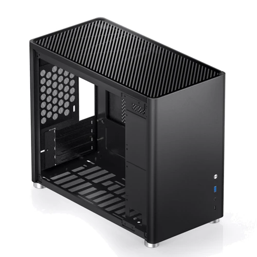 Корпус Jonsbo D30 Aluminum Black: Материал передней панели сталь