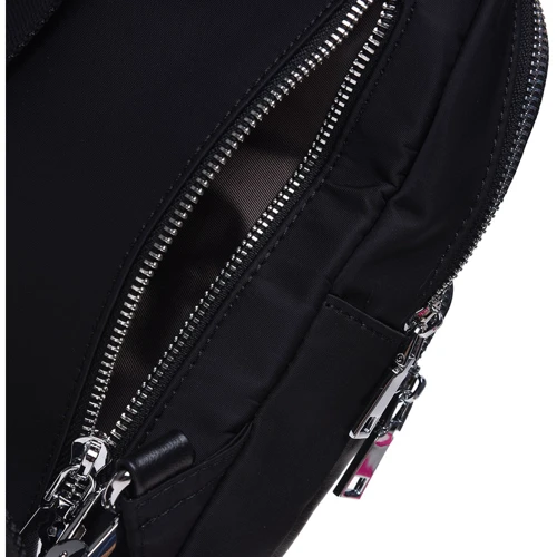 Мужская сумка-слинг Ricco Grande черная (K16452-black): Застежка Молния