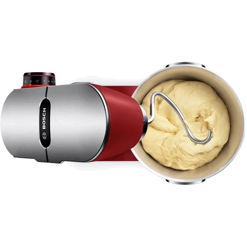 Кухонный комбайн Bosch OptiMUM Series 8 Red Silver MUM9A66R00: Объем чаши 5.5 л