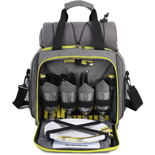 Набір для пікніка Набір для пікніка Time Eco TE-420 Picnic Сірий з чорним