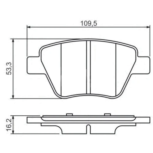 Тормозные колодки Bosch 0 986 494 416 фото 3