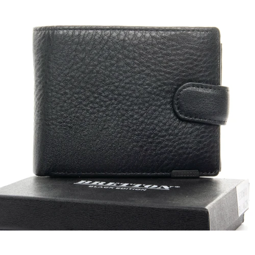 Мужское портмоне Bretton черное (M3603 black)