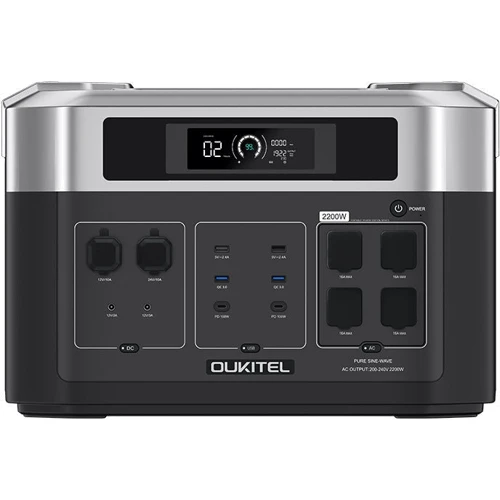Зарядная станция Oukitel BP2000E Solar Generator 2200W: Количество USB 6