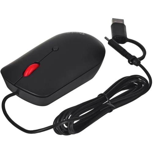 Мышь Lenovo ThinkPad USB-C Black (4Y51D20850): Интерфейс подключения USB-C