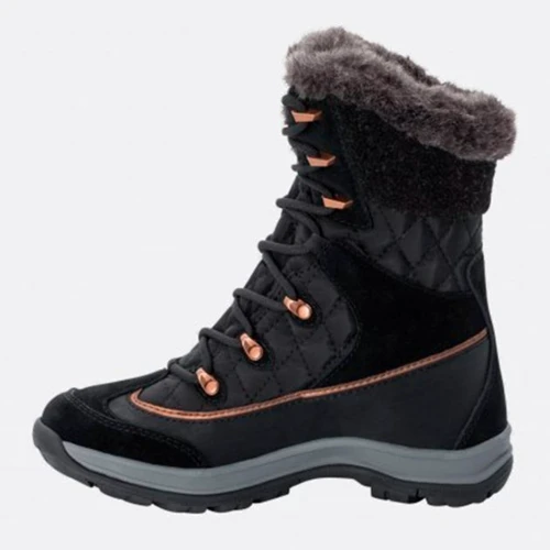 Ботинки Jack Wolfskin Aspen Texapore High W 4041421-6072 38 черные натуральная замша зима фото 2