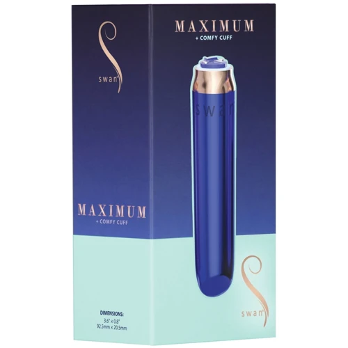 Вибропуля Swan Maximum + Comfy Cuff Blue