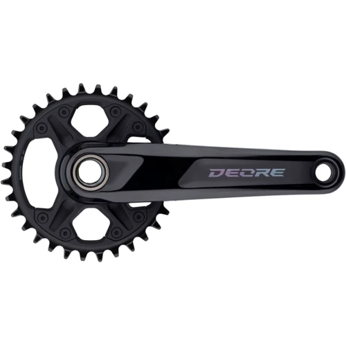 Шатуни Shimano FC-M6120-1 DEORE, інтегрована вісь, 175мм 32 12-шв. CL-55мм, без каретки (EFCM61201EXA2)