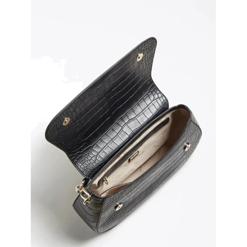 Жіноча сумка-сетчел Guess Triple G Shoulder Bag чорна (HWTG7748190-BLA): Країна виробник В'єтнам