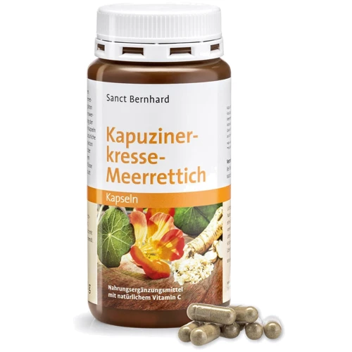 Sanct Bernhard Kapuzinerkresse-Meerrettich Настурція Хрен та Ацерола 180 капсул