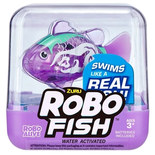 Интерактивная игрушка Pets & Robo Alive Роборыбка фиолетовая (7125SQ1-1)