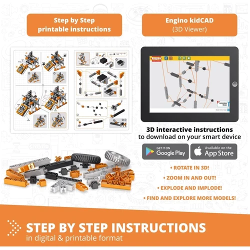 Конструктор Engino STEM & Robotics Pro Set v2 с аккумулятором (E30-1B) фото 3