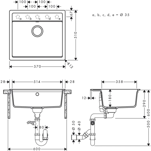Hansgrohe S520-F510 43359170