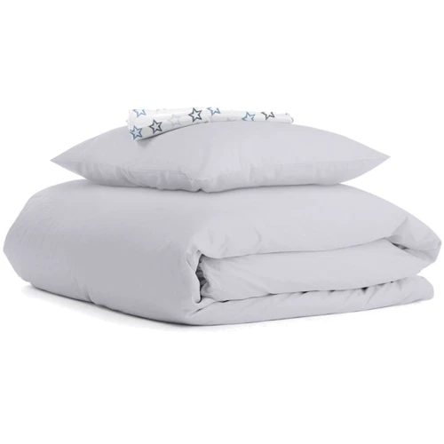 Комплект постельного белья Cosas Ranfors Grey STARS CLEAR Grey Blue подростковый на резинке 155х215 см (Ranfors_Grey_EL90-StClGreyBlue_155): Тип постельный комплект
