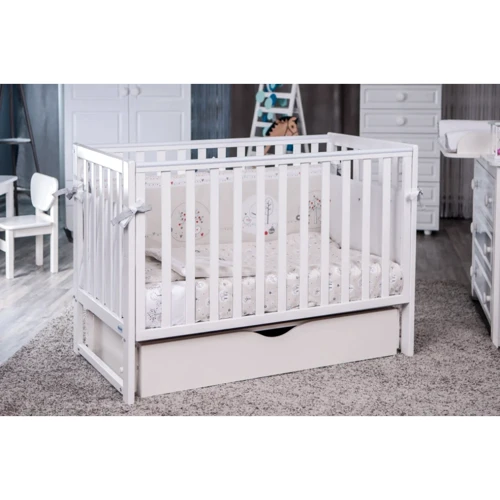 Ліжечко дитяче Twins Pinocchio L100-P-01, білий: Тип класична