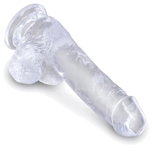 Фаллоимитатор Pipedream King Cock Clear 6" Cock with Balls (PD575220)