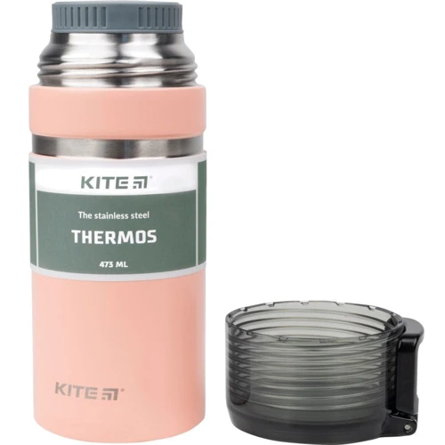 Термос Kite 473 мл, персиковий (k21-320-01): Тип Термос