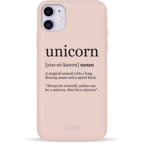 

Pump Silicone Minimalistic Case Unicorn Wiki (PMSLMN11-2/252) for iPhone 11