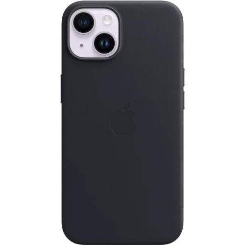 Чехол для iPhone Apple iPhone 14 Leather Case with MagSafe - Midnight (MPP43ZE/A): Тип чехла накладка на заднюю часть