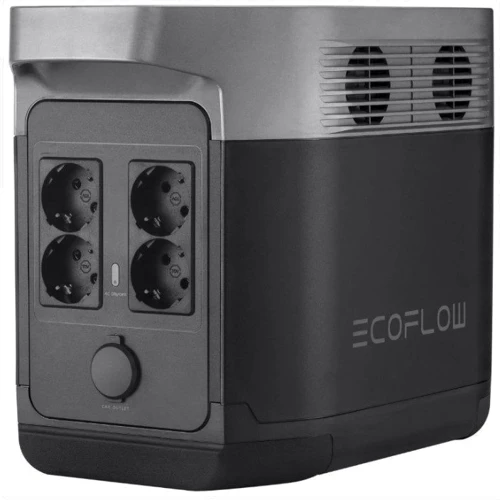 Комплект EcoFlow DELTA 1300Wh 350000mAh 1800W + 110W Solar Panel (BundleD+SP110W): Разъемы для подзарядки Зарядка от автомобиля, Зарядка от солнечной панели, Зарядка от сети