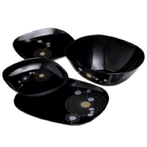 Столовий сервіз Сервіз Luminarc Sequins Black E8062 (19 пр.)