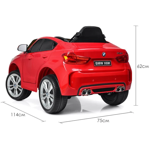 Детский электромобиль Джип Bambi Racer BMW X6M, красный (JJ2199EBLR-3): Максимальная скорость, км/ч 5