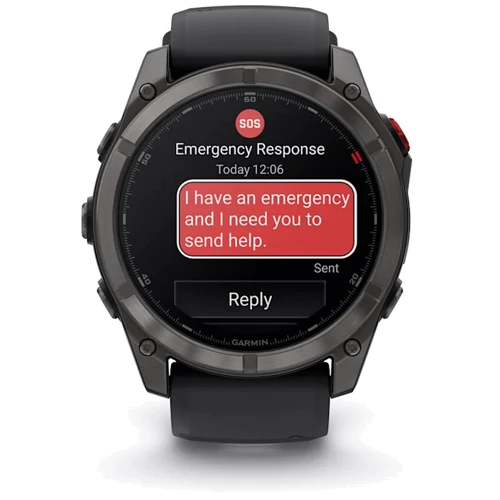 Смарт-часы Garmin Fenix 8 Pro AMOLED 51mm Sapphire Carbon Grey DLC Titanium with Black/Pebble Grey Silicone Band (010-03199-01)