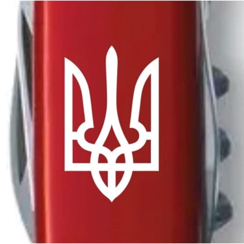 Мультитул Victorinox Climber Ukraine 91мм/14функцій/червоний /Трезубець білий (1.3703_T0010u): Кількість інструментів 14