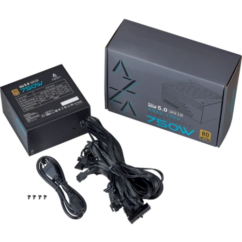 Блок живлення Azza 750W (PSAZ-750G ATX3.0): Потужність, Ватт 750