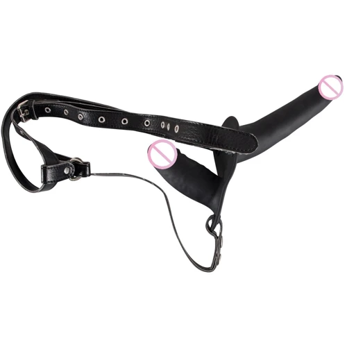 Двойной страпон Orion You2Toy - Double Strap-On Black Silicone