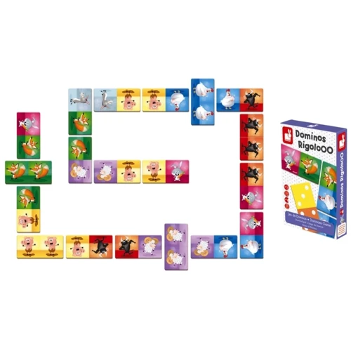Игра мемо Janod домино животные (J02737)