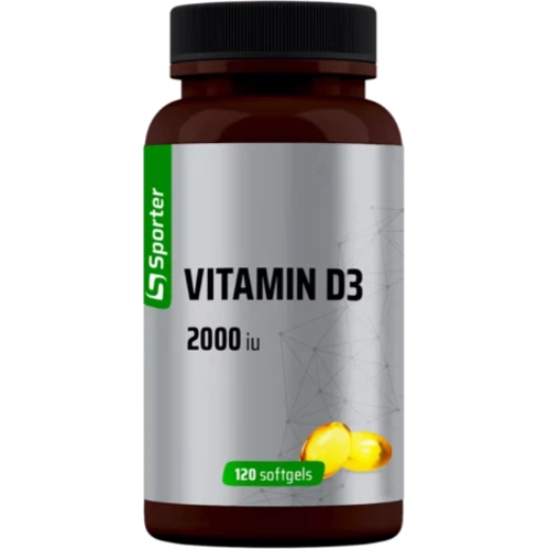Sporter Vitamin D3 2000 ME Вітамін Д3 120 caps