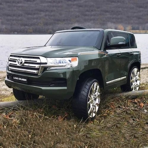 Детский электромобиль Bambi Racer Джип Toyota Land Cruiser, хаки (JJ2022EBLR-10) фото 10