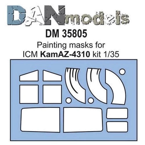 Маска KV Models для модели автомобиля Камаз-4310 (ICM) DAN35805