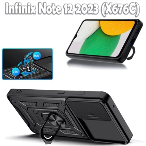 Чехол для телефонов BeCover Military Black for Infinix Note 12 2023 (X676C) (709091)