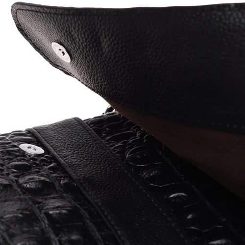 Мужская сумка планшет Keizer черная (K1005-black): Тип ручки Без ручки, Плечевой ремень