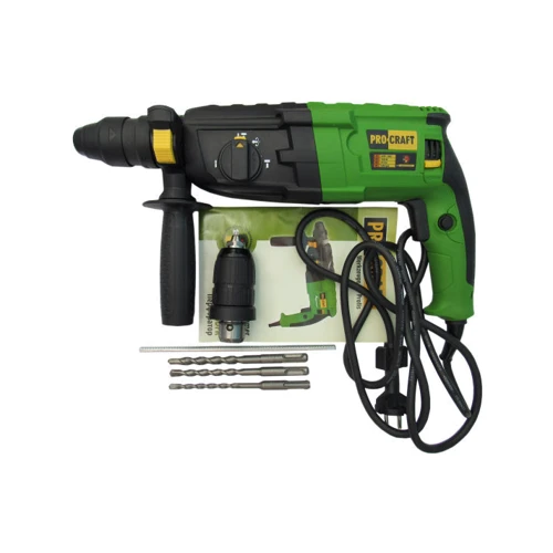 Перфоратор ProCraft BH-1400 DFR: Кейс в комплекті Есть