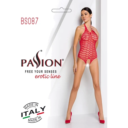 Бодистокинг Passion BS087 red