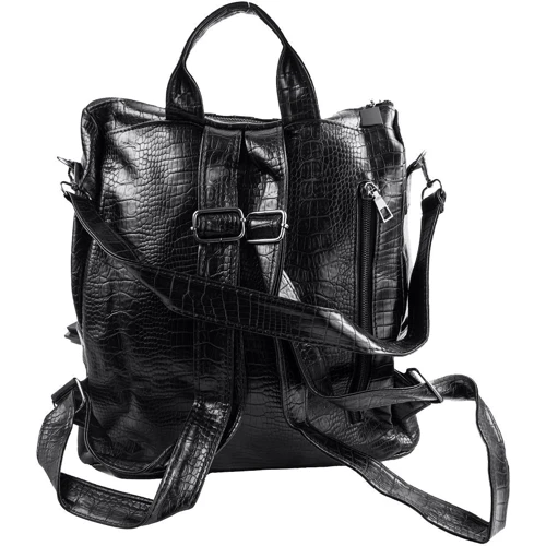 Женский рюкзак Valiria Fashion черный (4DETBI2011-2-5): Фактура Тиснение, Матовая