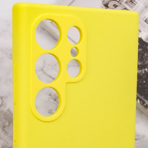 Чохол для телефона Lakshmi Case Silicone Cover Full Camera Yellow для Samsung S928 Galaxy S24 Ultra: Плівка в комплекті нет